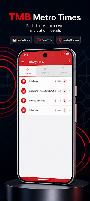 Barcelona Transit: TMB & Metro Screenshot 1
