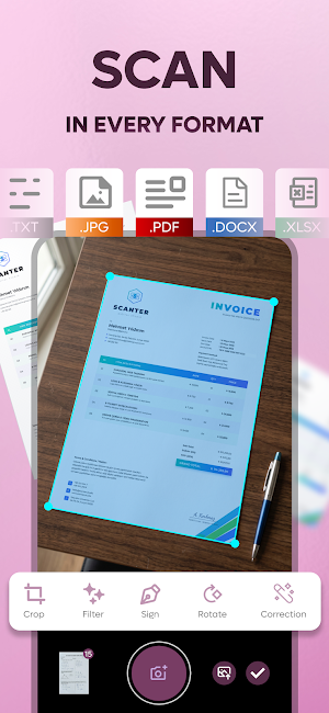 Scanter: PDF Scanner & Docs Screenshot 0