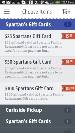 Spartans Family Restaurant Screenshot 2
