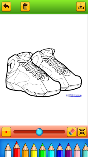 Coloring Sneaker Craft Screenshot 2