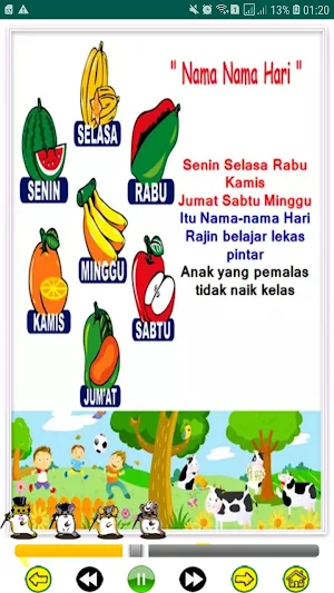 Indonesian children's song Screenshot 2