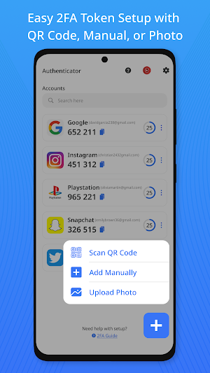Authenticator app - 2 factor Screenshot 1