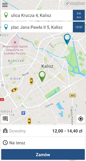 TAXI UNIQA KALISZ Screenshot 2