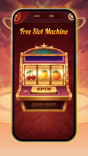 Red Gold Card Spin Screenshot 1