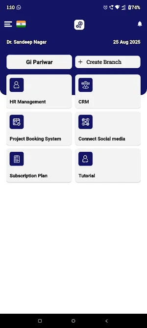 Biz Control : Property-HR-CRM Screenshot 1