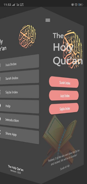 The Holy Qur'an Screenshot 2