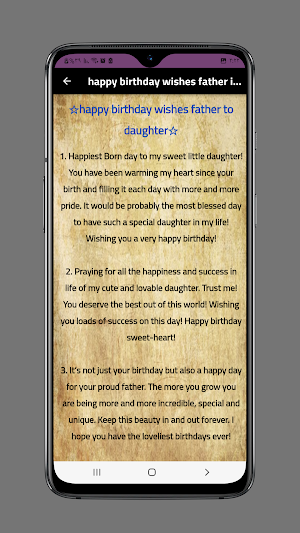 happy birthday wishes father Screenshot 2