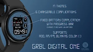 GRBL Digital One Watch Face Screenshot 0