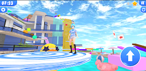 Swimming Pool Anime Parkour Screenshot 0