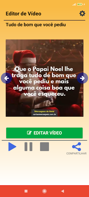 Editor de Vídeo de Natal Screenshot 3
