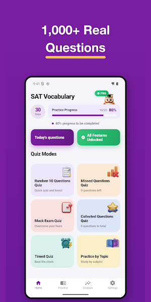 SAT Vocabulary Builder Screenshot 0