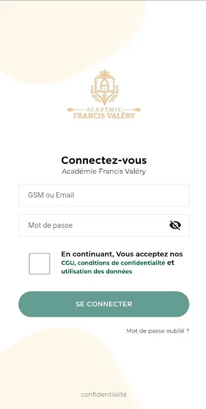 Académie Francis Valéry Screenshot 2