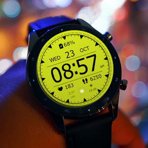 Key WF51 Digital Watch Face Screenshot 1