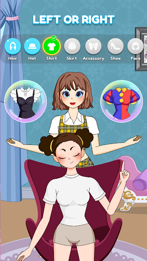 Left or Right: Star Girl Style Screenshot 1
