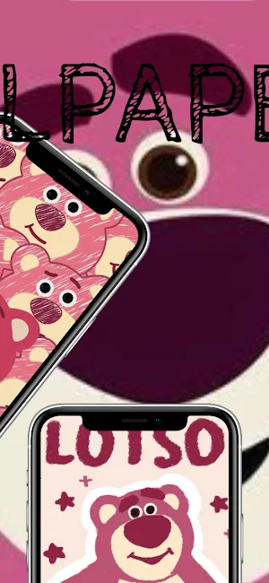 Cute Lotso Pink Bear Wallpaper Screenshot 2