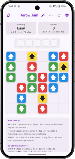 Arrow Jam: Color Escape Screenshot 0