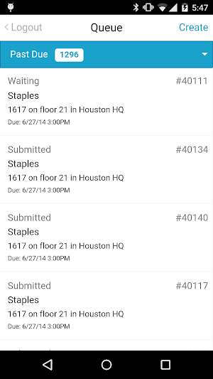 iOffice Service Request Screenshot 0