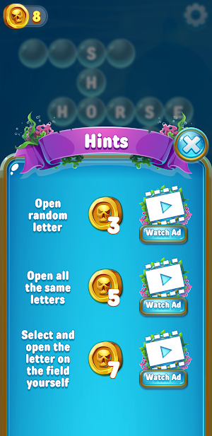 Gold for words: anagram games Screenshot 3