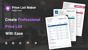 Price List Maker: Quick & Easy Screenshot 0