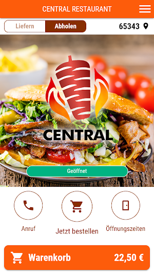 CENTRAL RESTAURANT Screenshot 0