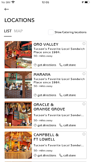 Baggins Sandwiches Screenshot 1