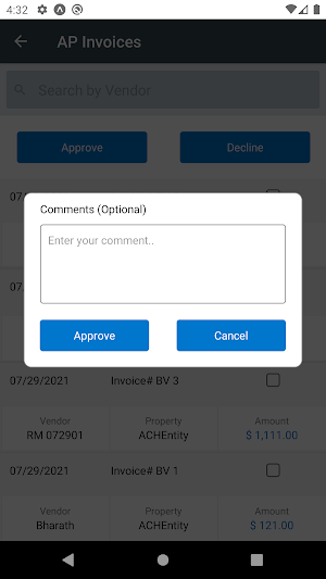 RealPage Accounting Mobile Screenshot 2