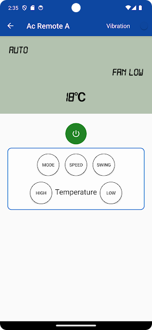 IR Remote for Panasonic AC Screenshot 1