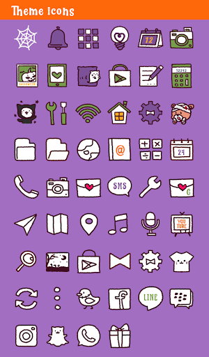 Cute Wallpaper Halloween Friends Theme Screenshot 3