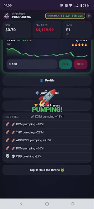 Pump Arena - Trader Simulator Screenshot 1