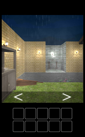 脱出ゲーム 雨降る庭からの脱出 Screenshot 0