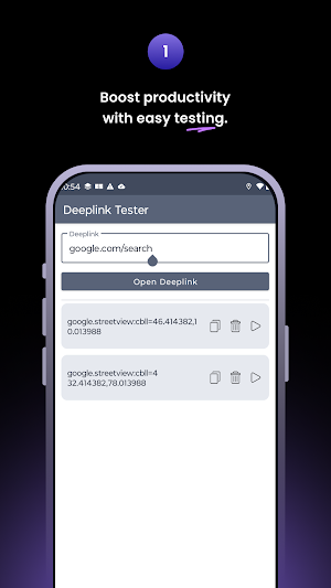 Deeplink Tester Screenshot 1