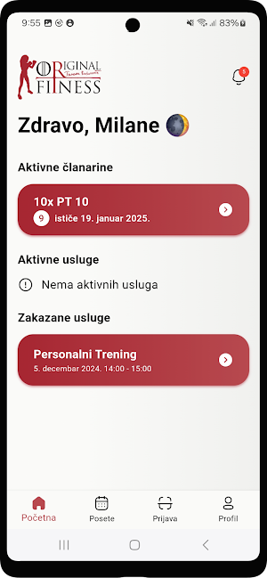 Fitness Original TR Screenshot 1