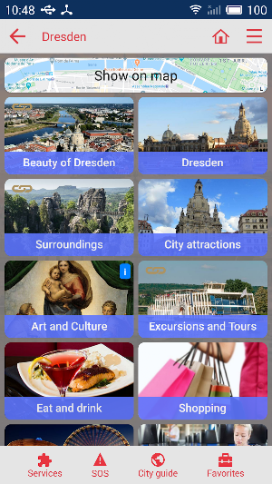 Dresden city guide Screenshot 1