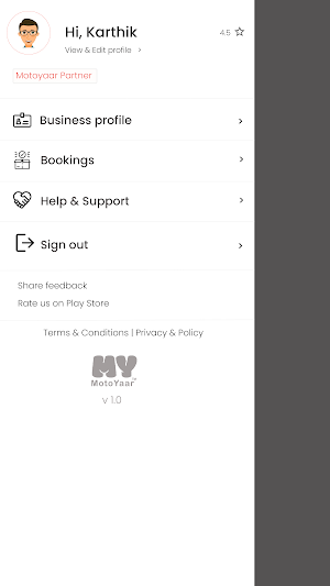 MotoYaar Partner Screenshot 3