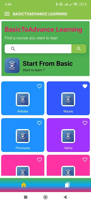 BasicToAdvance Learning Screenshot 2