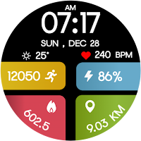 Color FitnessTracker WatchFace