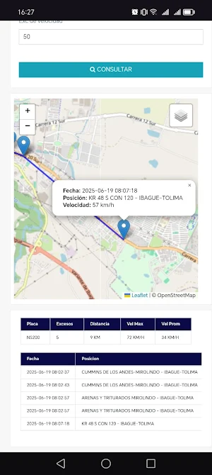 Star Seguimiento App Movil Screenshot 3