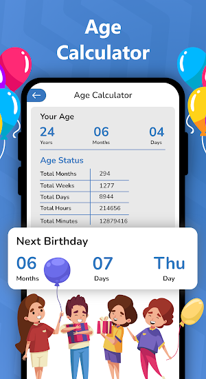 Age Calculator - Date of Birth Screenshot 0
