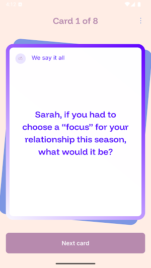 Secret Couple - Questions Game Screenshot 1