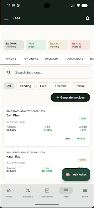 EduxenOS — Education ERP Screenshot 3