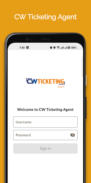 CW Ticketing Agent Screenshot 0