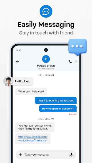 Messages - SMS Texting App Screenshot 1