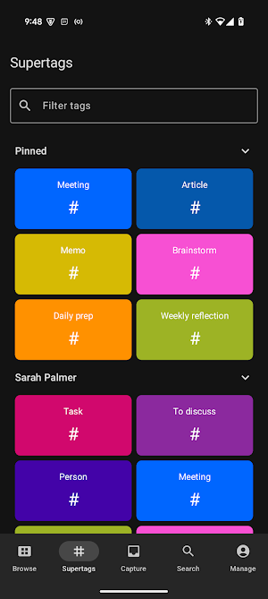 Tana – notes, AI, voice memos Screenshot 2