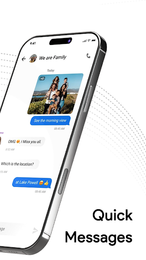 Messages: Text SMS App Screenshot 1