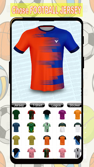Football Jersey Maker- T shirt Screenshot 3