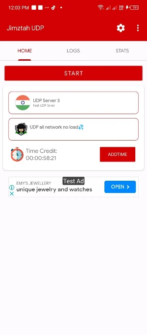 Jimztah UDP Screenshot 0