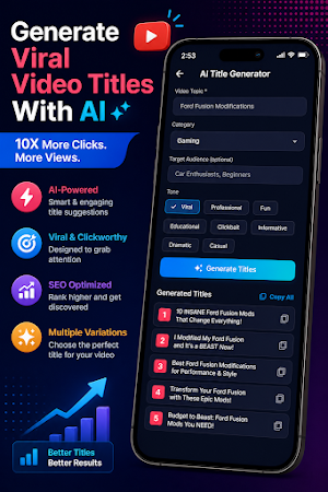 Creator SEO AI: Tags & Titles Screenshot 1