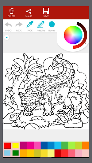 Jurassic Dino Coloring Book Screenshot 3