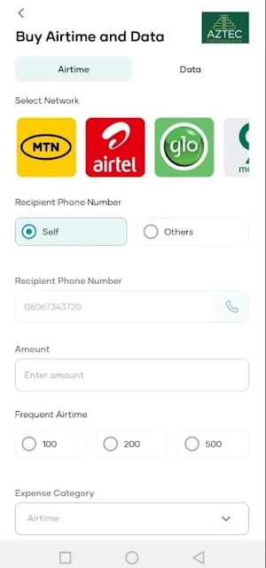 AztecMFBank Mobile Screenshot 1