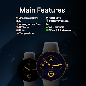Clockwork Brass - watch face Screenshot 1